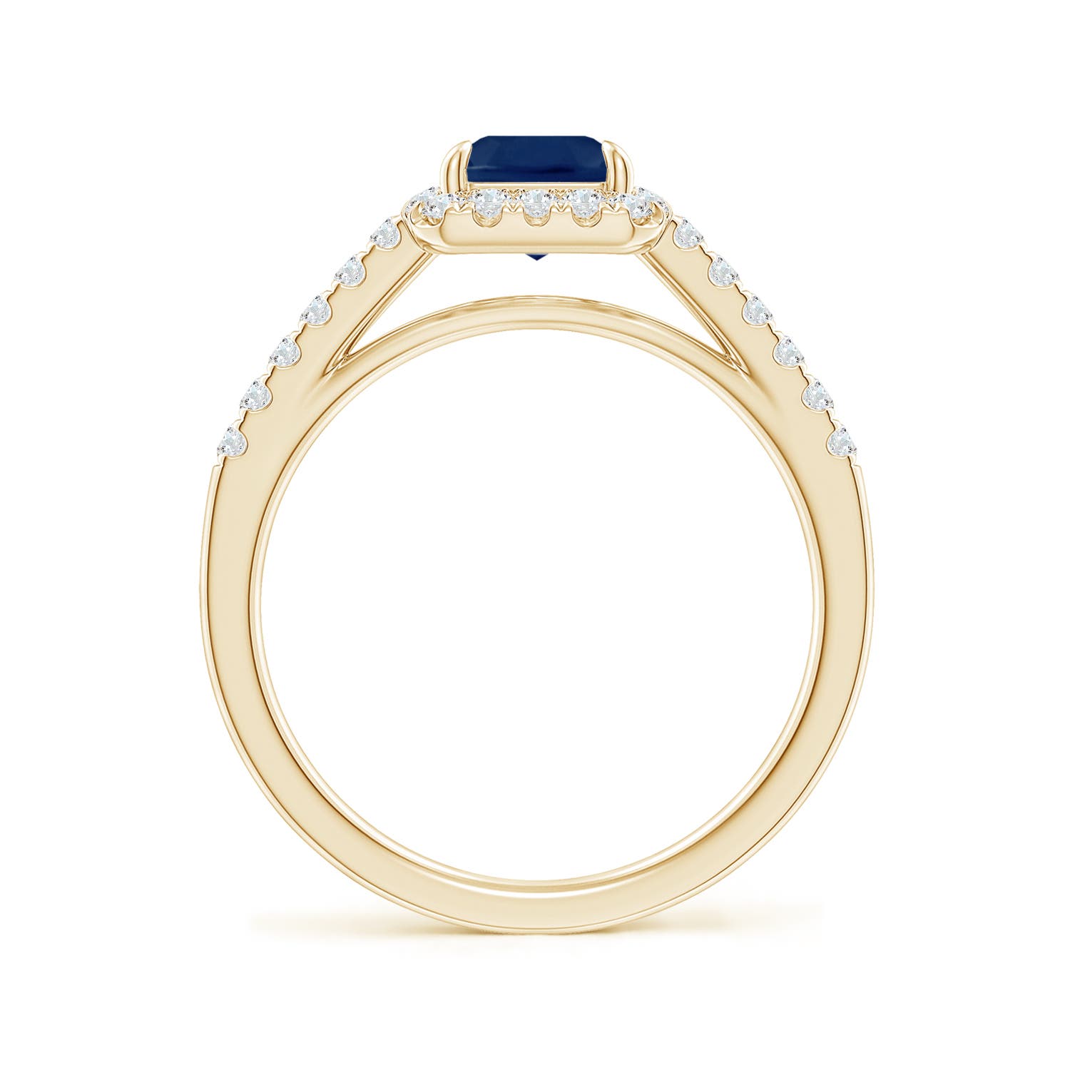 A - Blue Sapphire / 2.03 CT / 14 KT Yellow Gold