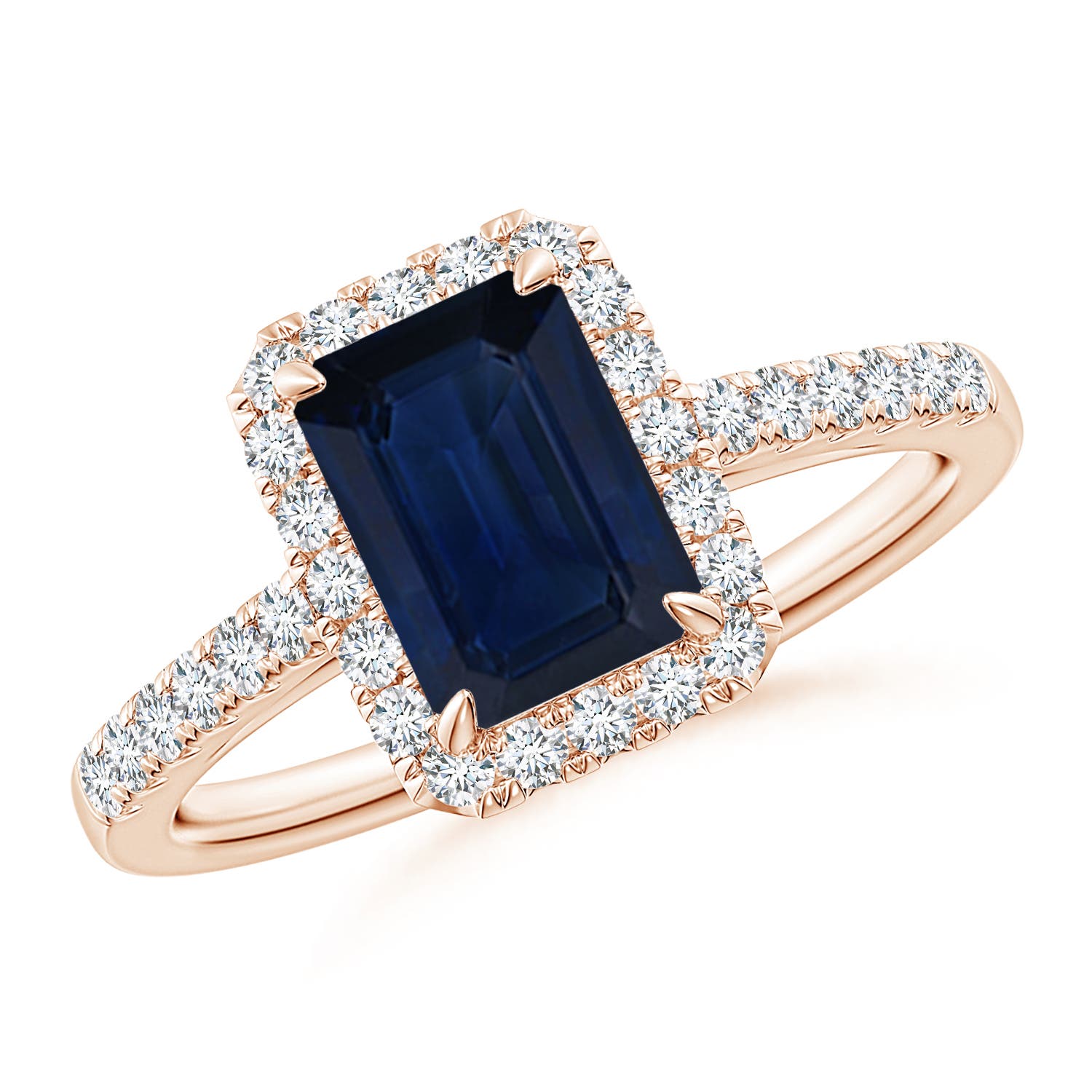 AA - Blue Sapphire / 2.03 CT / 14 KT Rose Gold