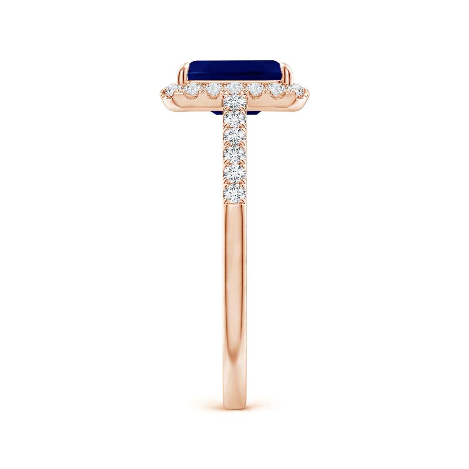 AA - Blue Sapphire / 2.03 CT / 14 KT Rose Gold