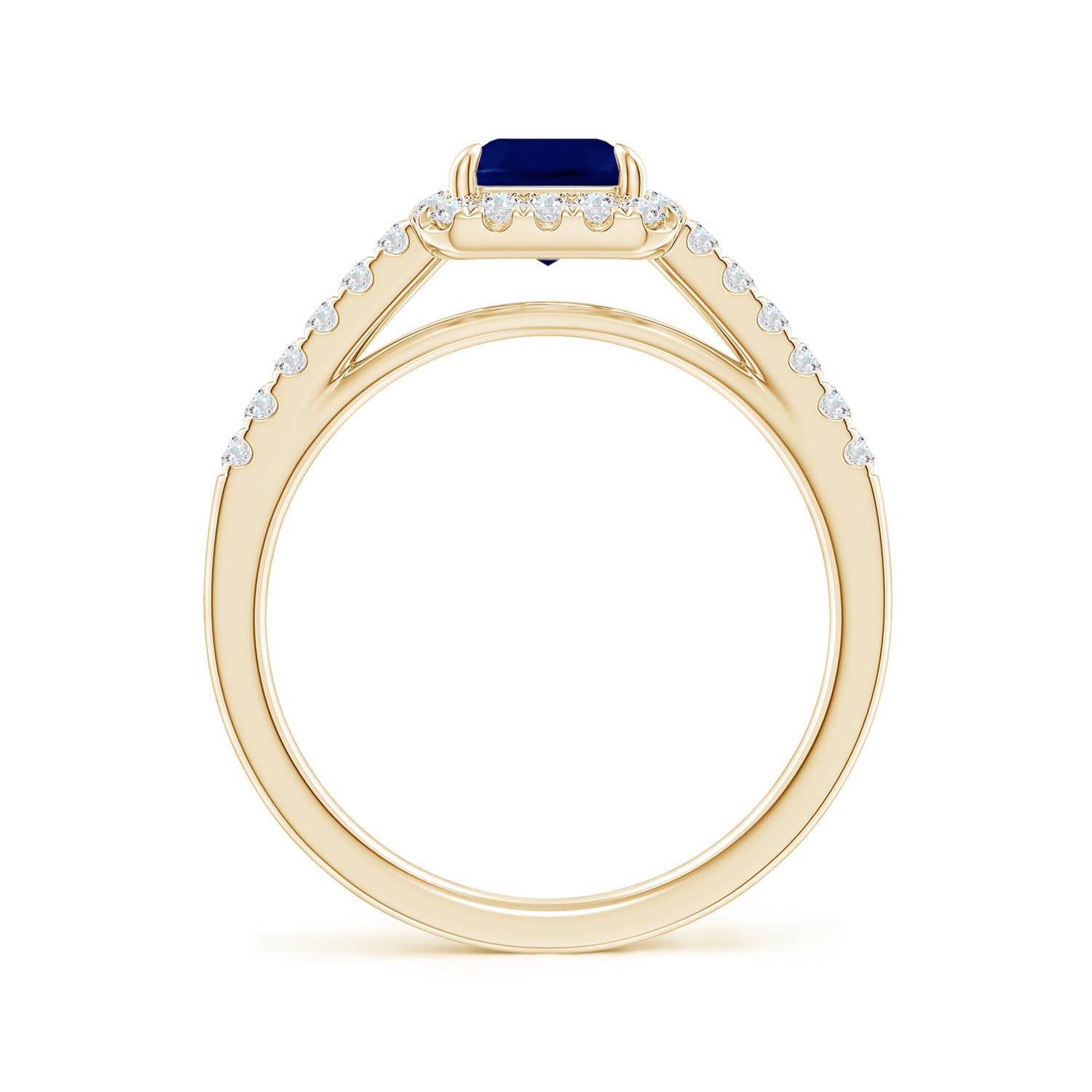 AA - Blue Sapphire / 2.03 CT / 14 KT Yellow Gold