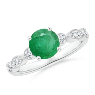 Round A Emerald