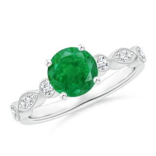 Round AA Emerald