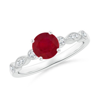 Round AA Ruby