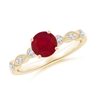 Round AA Ruby