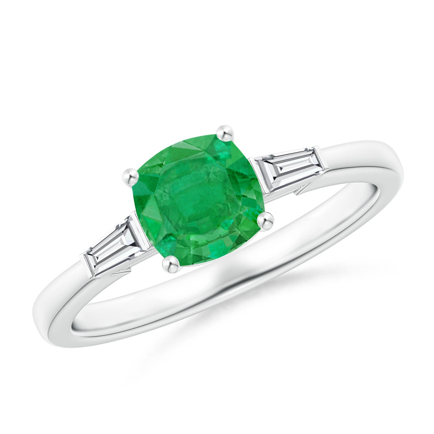 AA - Emerald / 1.13 CT / 14 KT White Gold