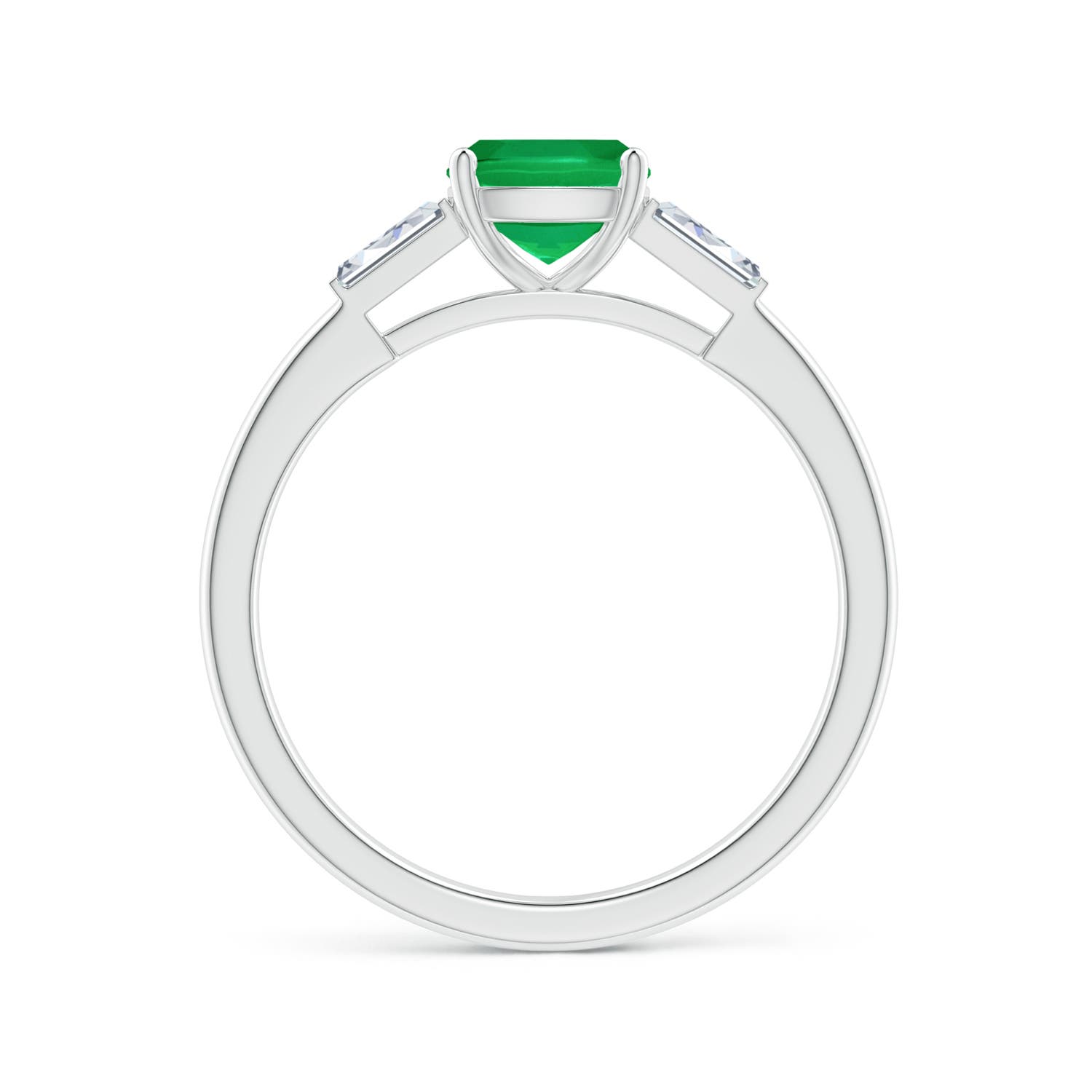 AA - Emerald / 1.13 CT / 14 KT White Gold