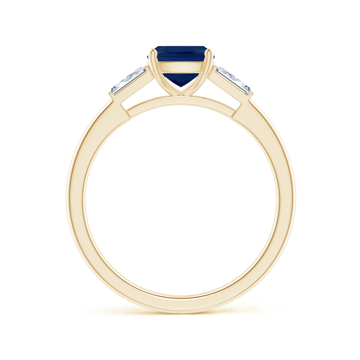 A - Blue Sapphire / 1.3 CT / 14 KT Yellow Gold