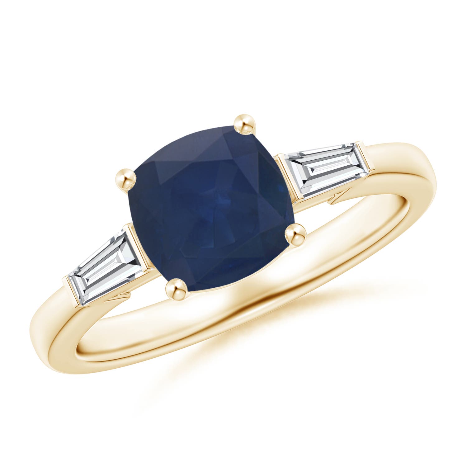 A - Blue Sapphire / 1.9 CT / 14 KT Yellow Gold