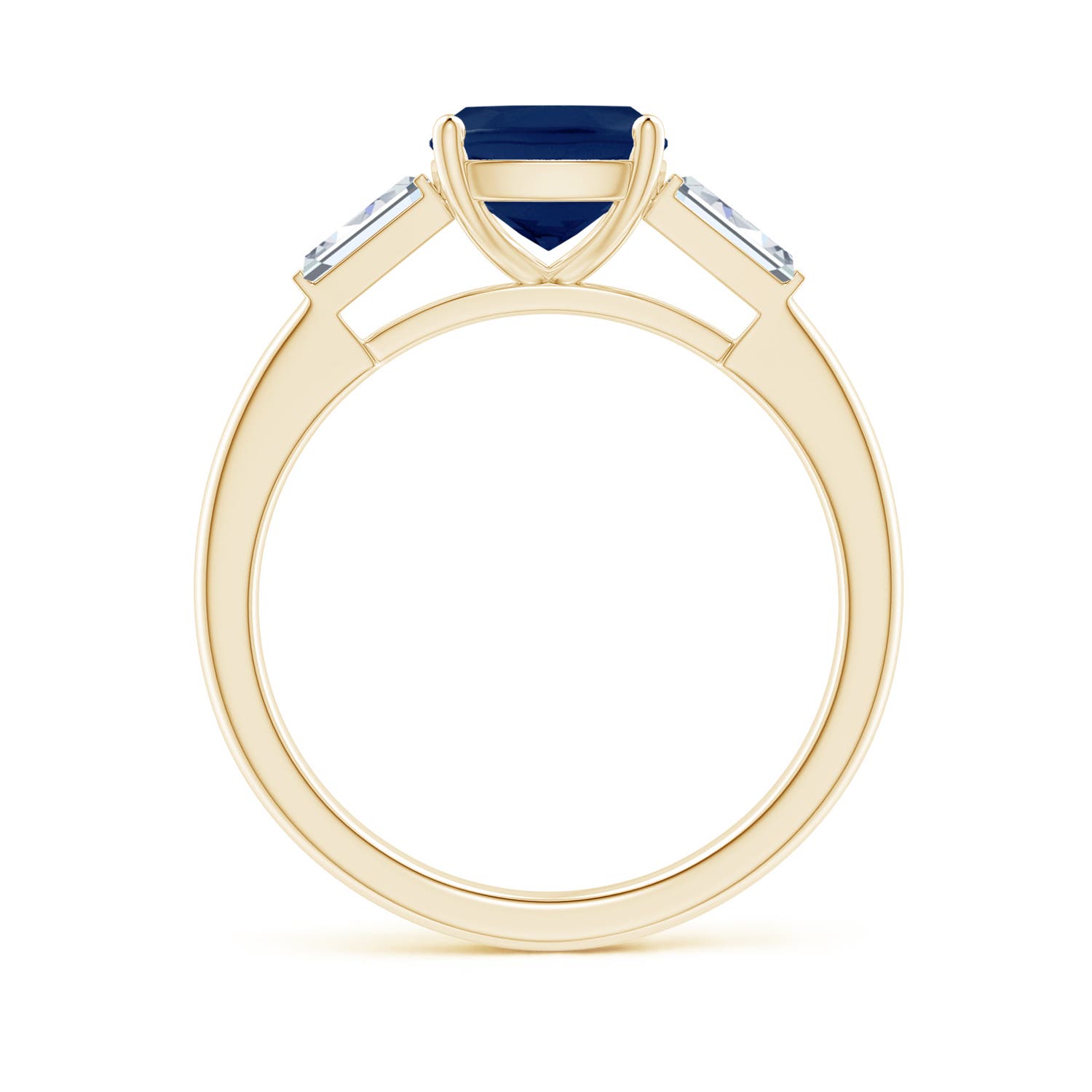 A - Blue Sapphire / 1.9 CT / 14 KT Yellow Gold