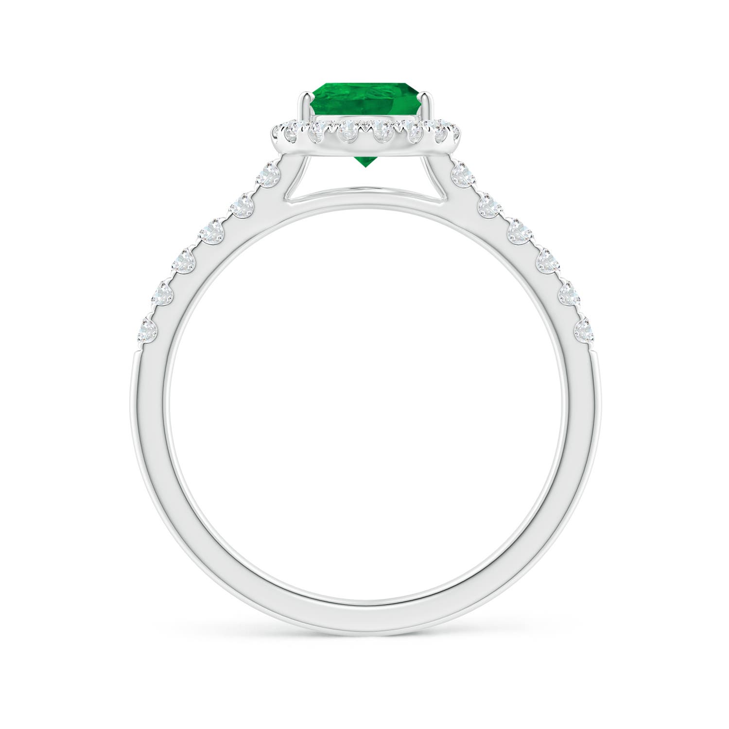 AA - Emerald / 1.32 CT / 14 KT White Gold