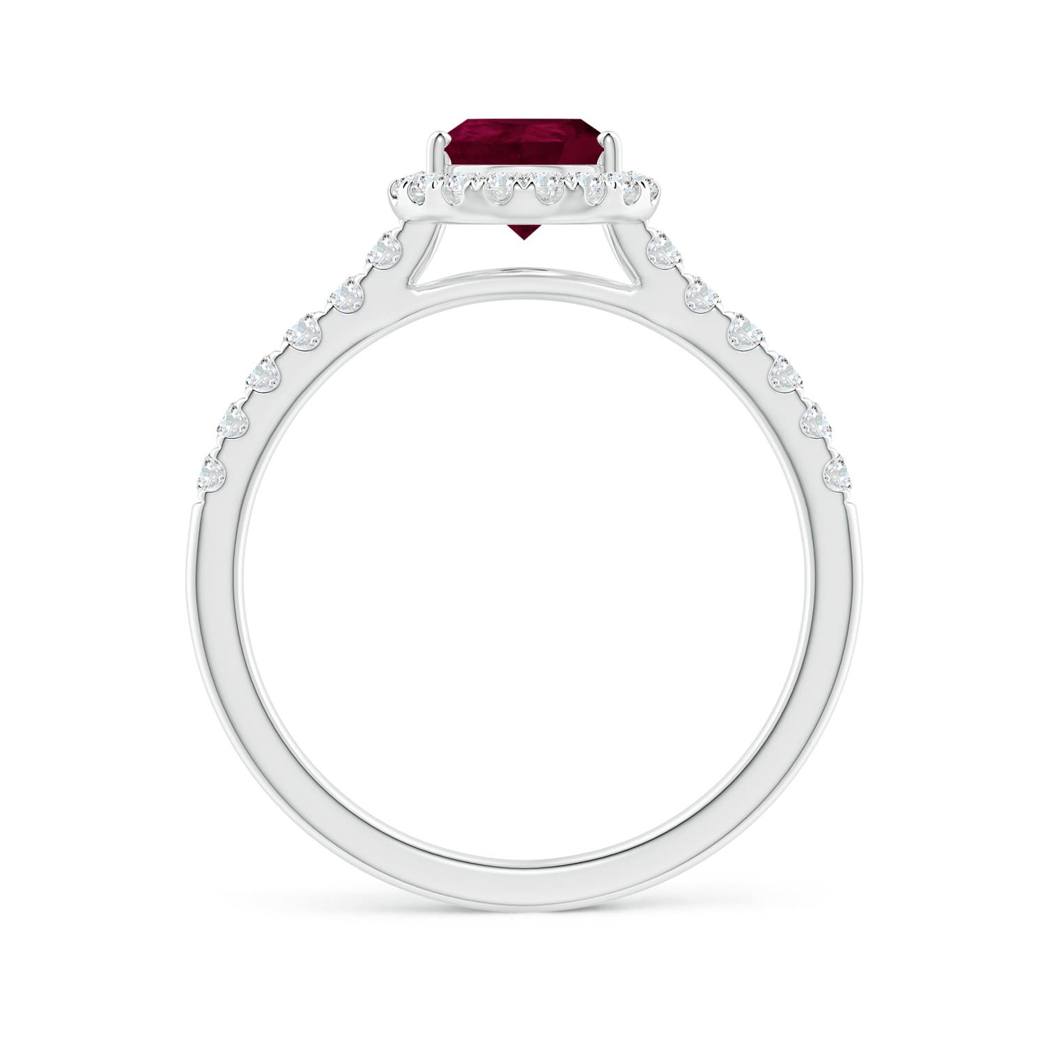 A - Ruby / 1.52 CT / 14 KT White Gold