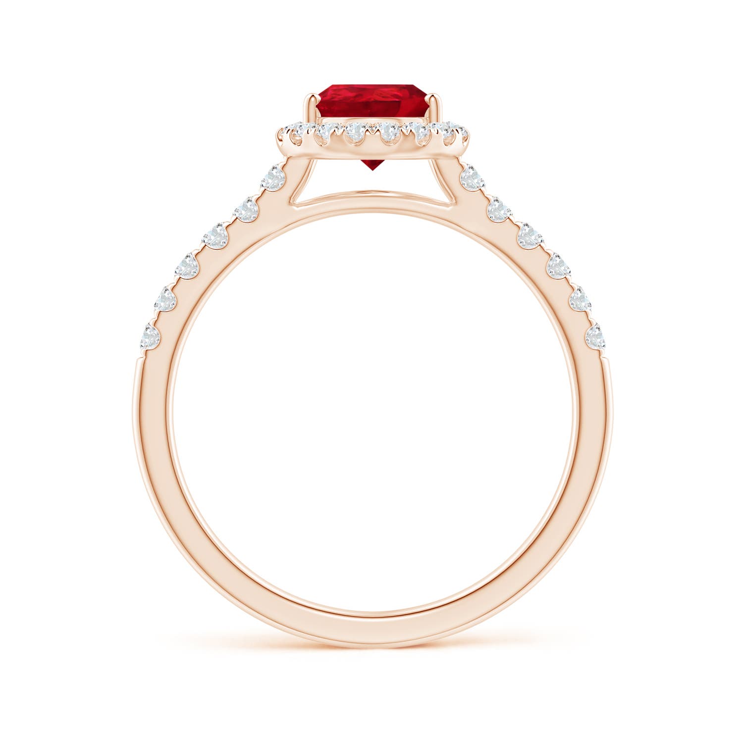 AAA - Ruby / 1.52 CT / 14 KT Rose Gold