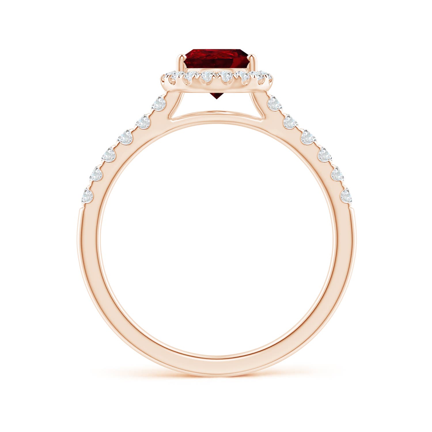 AAAA - Ruby / 1.52 CT / 14 KT Rose Gold