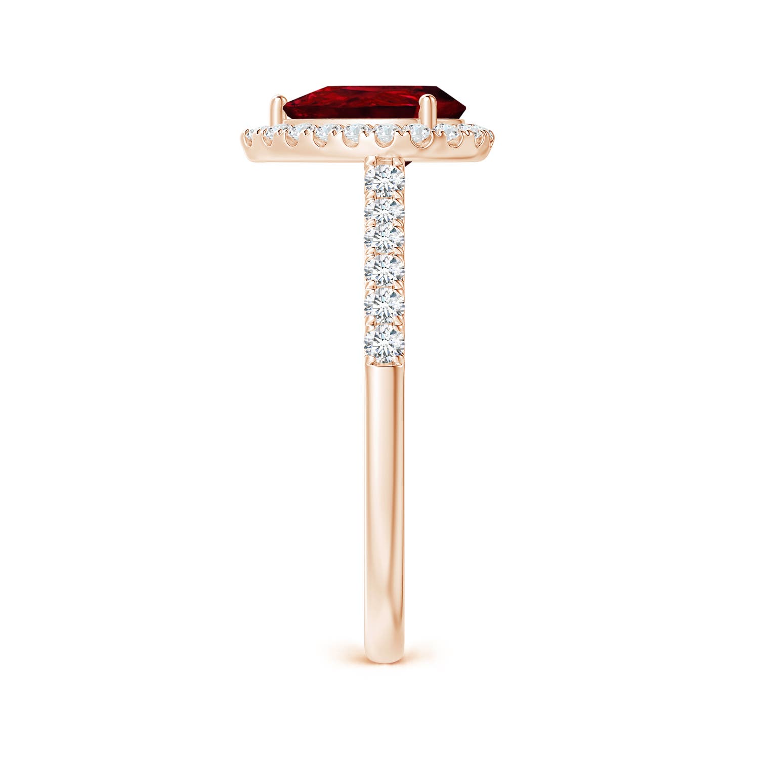 AAAA - Ruby / 1.52 CT / 14 KT Rose Gold