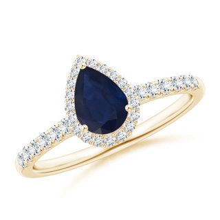 Pear A Blue Sapphire