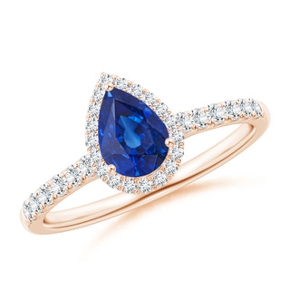 Pear AAA Blue Sapphire