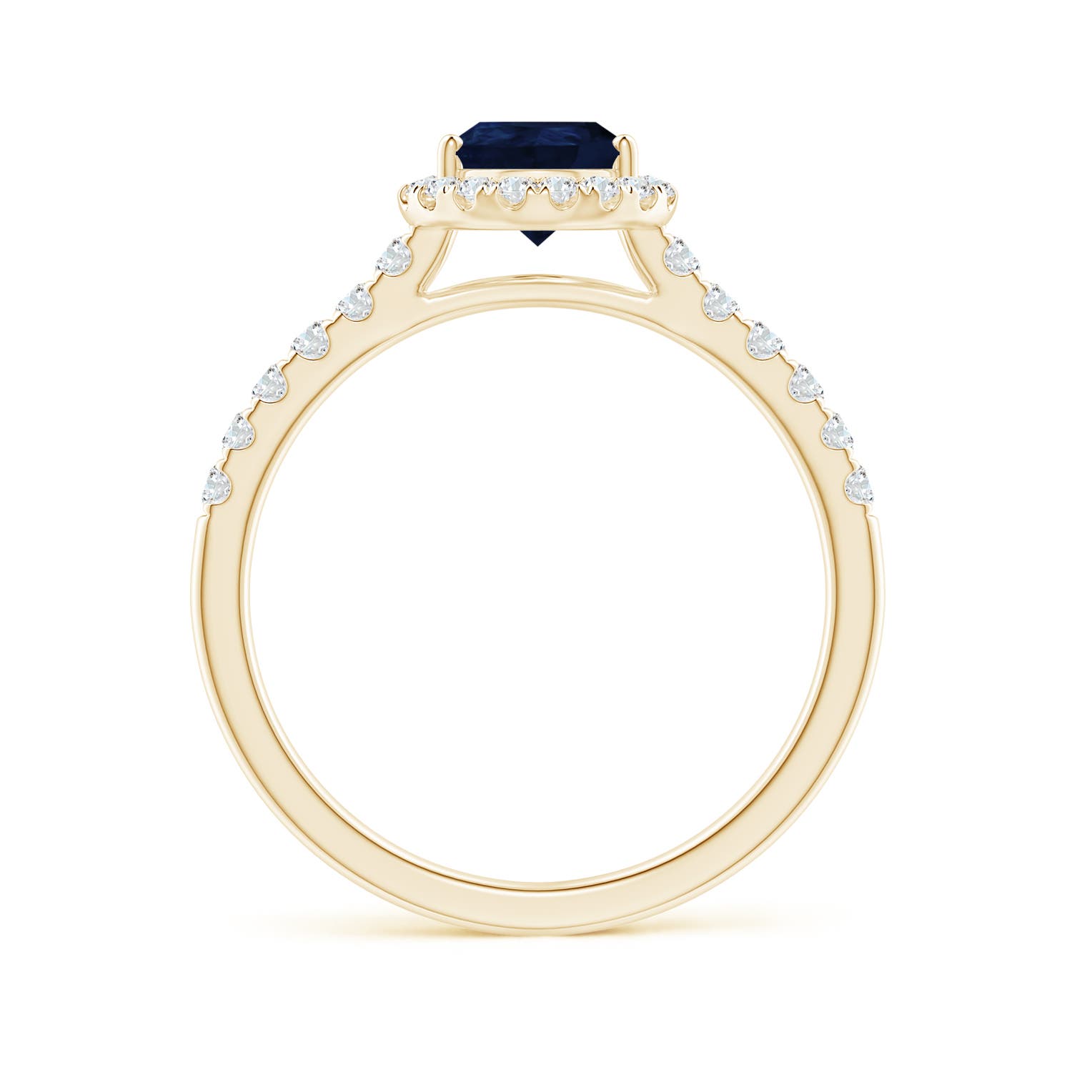 A - Blue Sapphire / 1.52 CT / 14 KT Yellow Gold