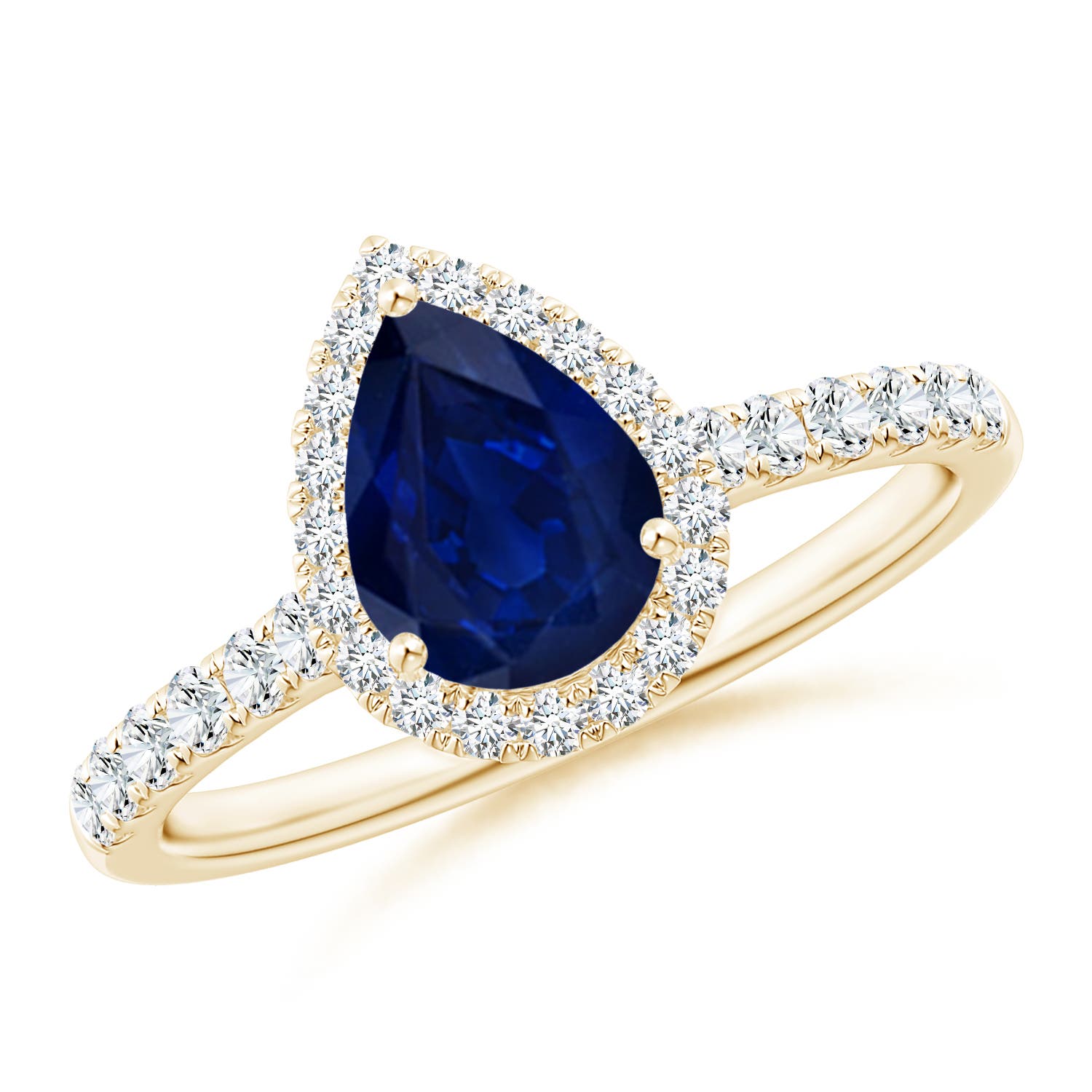 AA - Blue Sapphire / 1.52 CT / 14 KT Yellow Gold