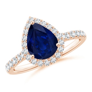 Pear AA Blue Sapphire