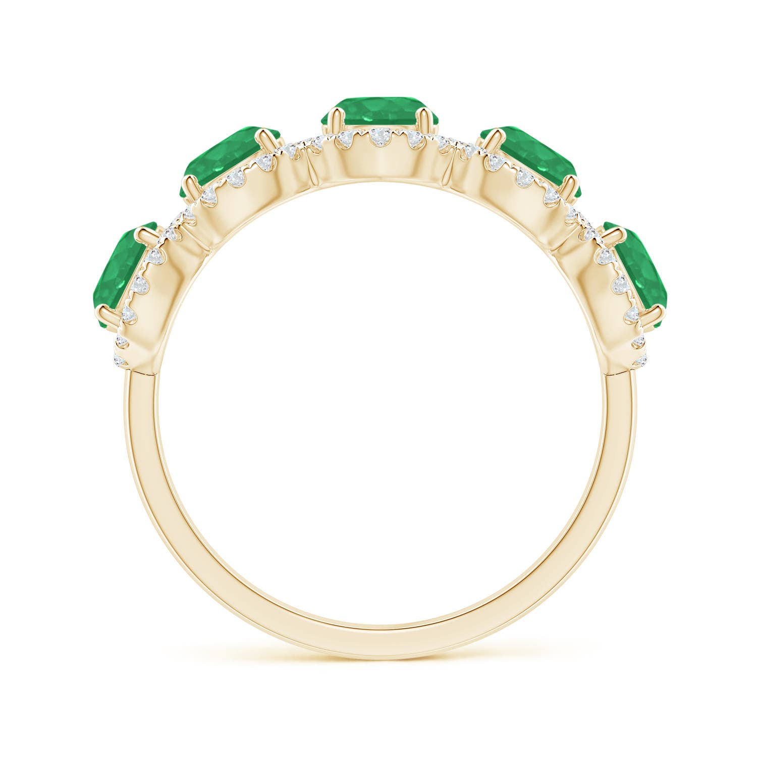 A - Emerald / 2.09 CT / 14 KT Yellow Gold