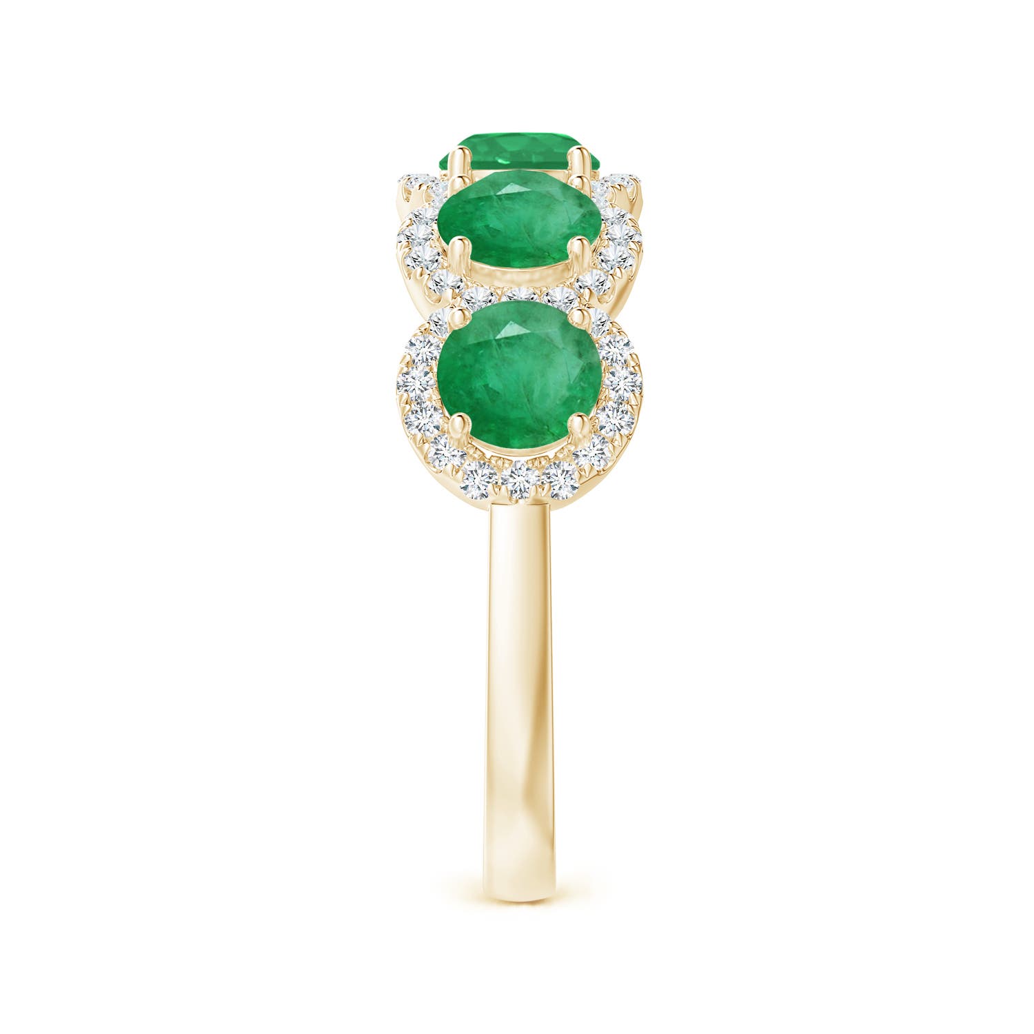 A - Emerald / 2.09 CT / 14 KT Yellow Gold