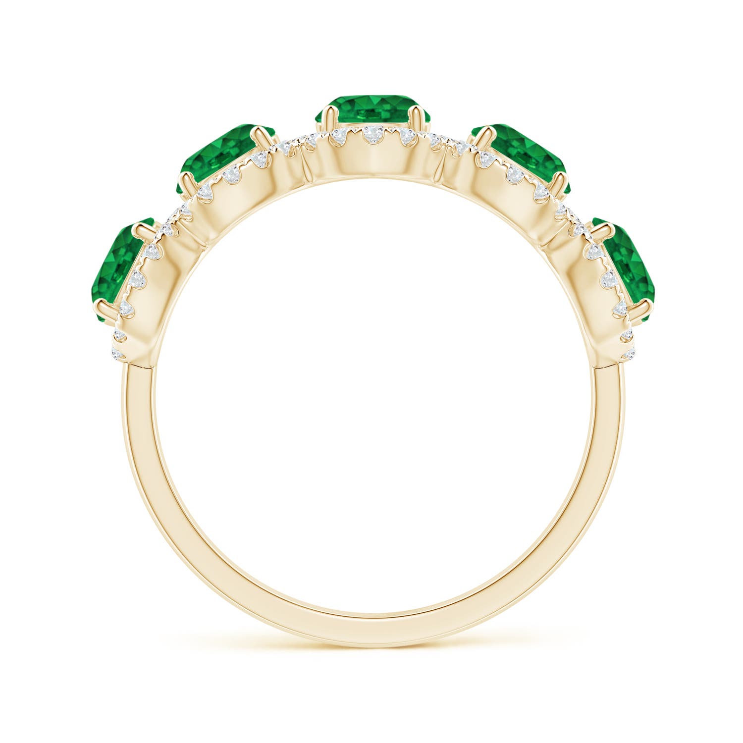 AAA - Emerald / 2.09 CT / 14 KT Yellow Gold