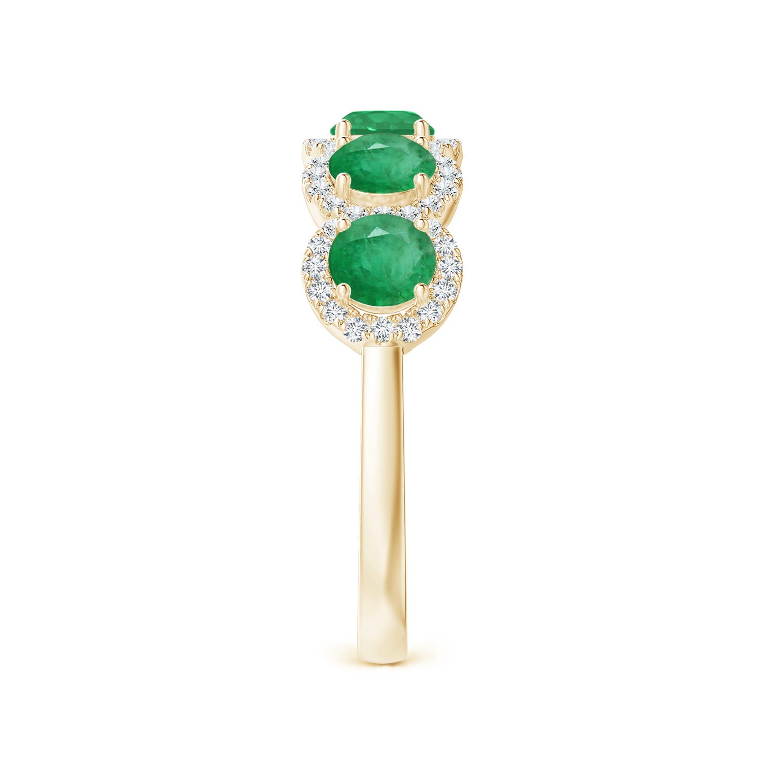 A - Emerald / 1.44 CT / 14 KT Yellow Gold