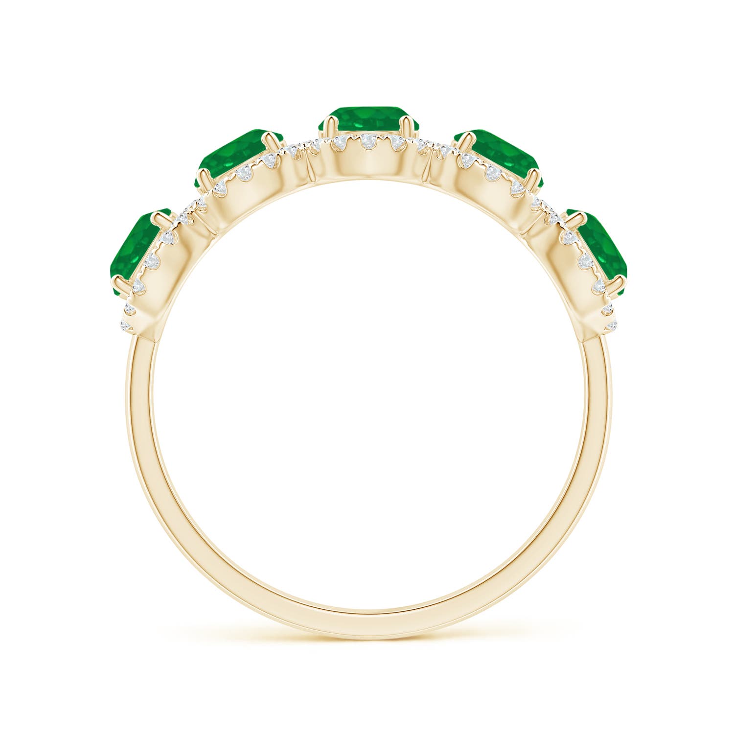 AA - Emerald / 1.44 CT / 14 KT Yellow Gold