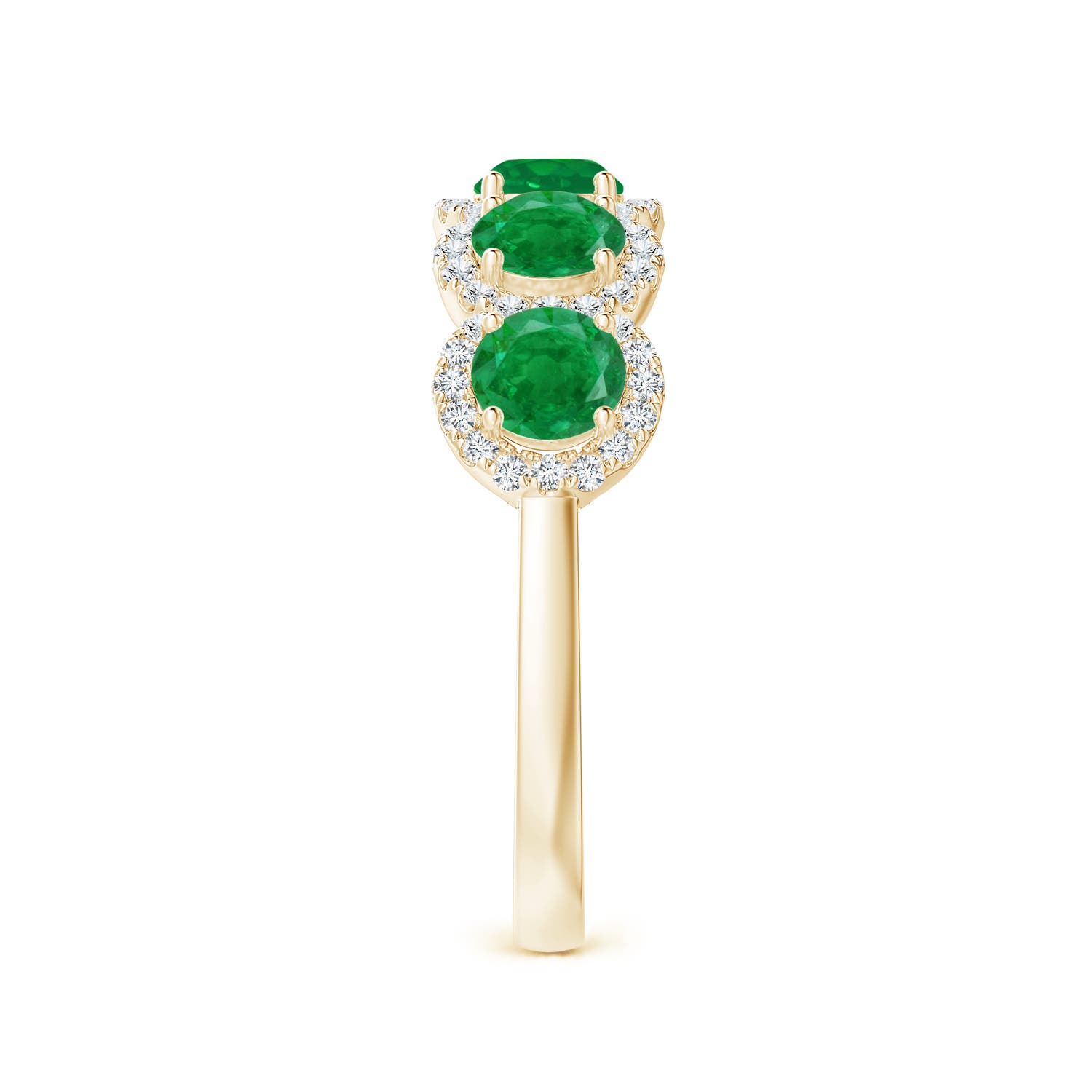 AA - Emerald / 1.44 CT / 14 KT Yellow Gold