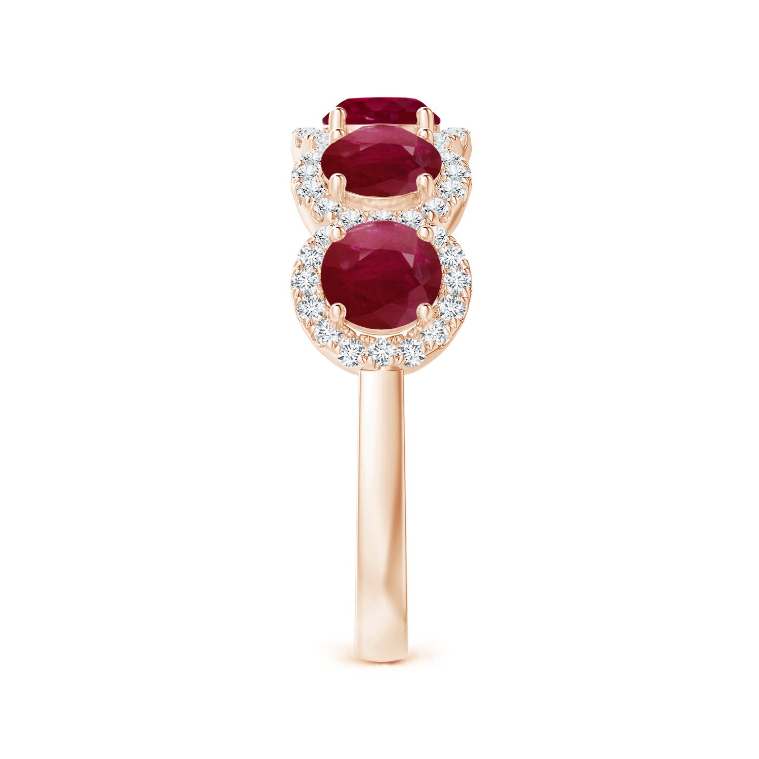 A - Ruby / 2.54 CT / 14 KT Rose Gold