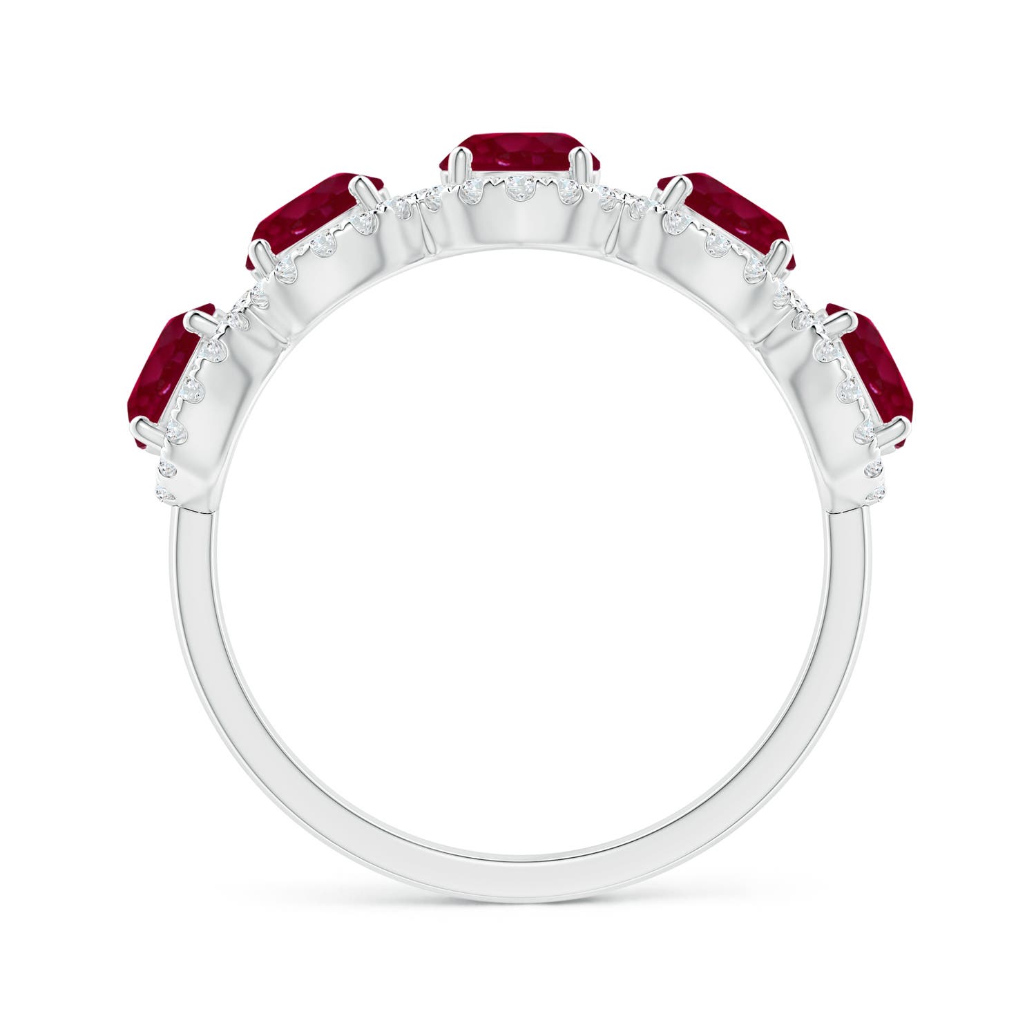 A - Ruby / 2.54 CT / 14 KT White Gold