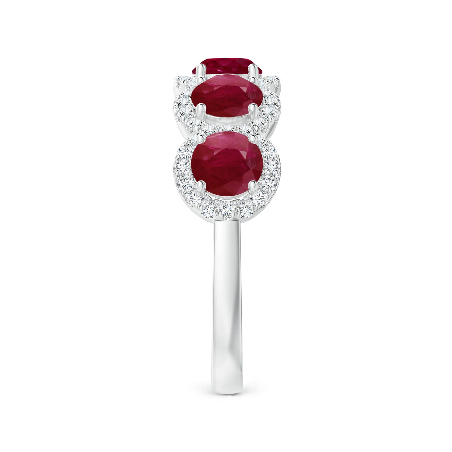 A - Ruby / 2.54 CT / 14 KT White Gold