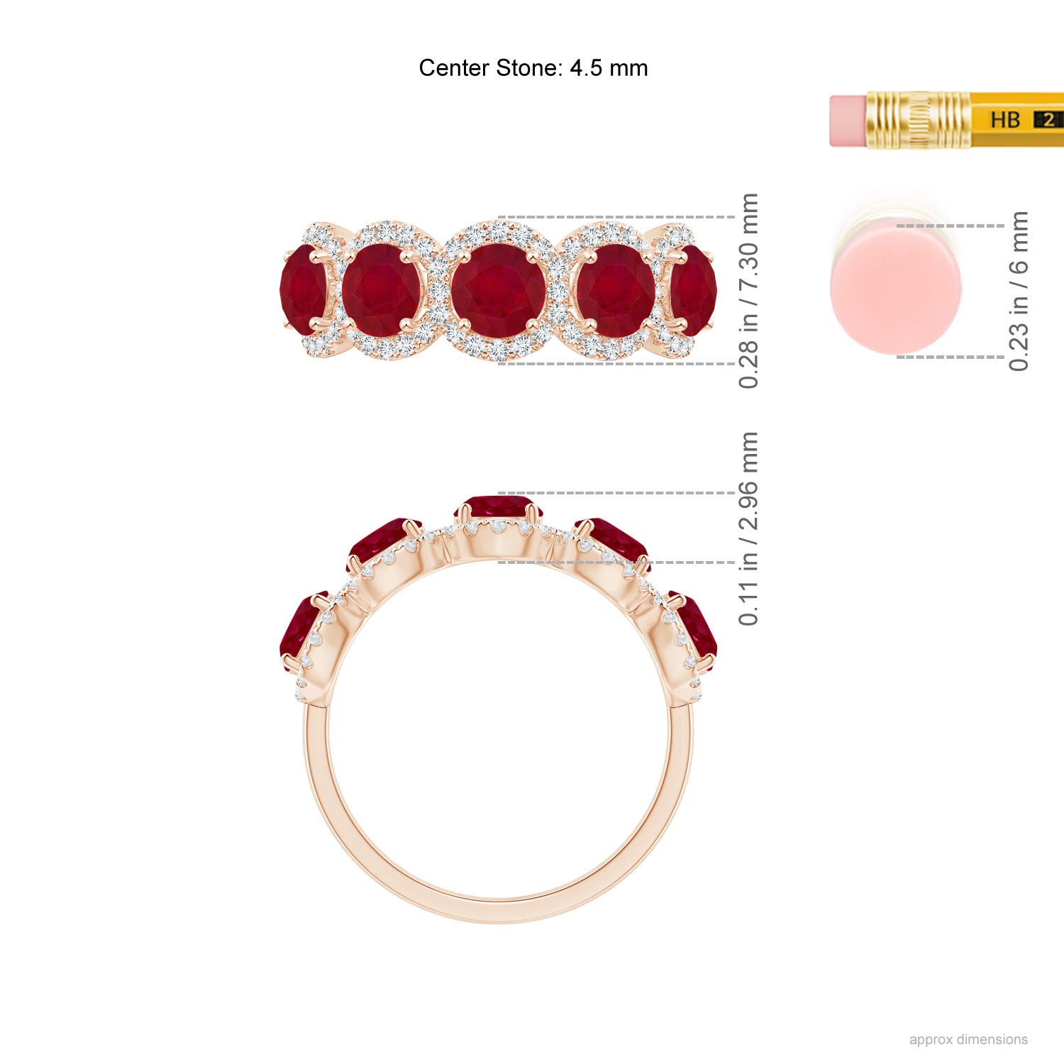 AA - Ruby / 2.54 CT / 14 KT Rose Gold