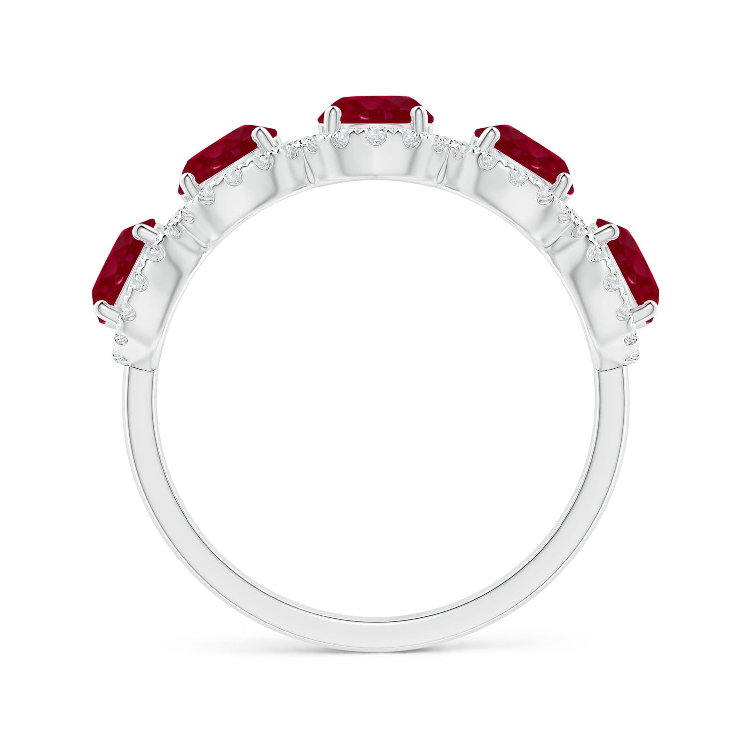 AA - Ruby / 2.54 CT / 14 KT White Gold