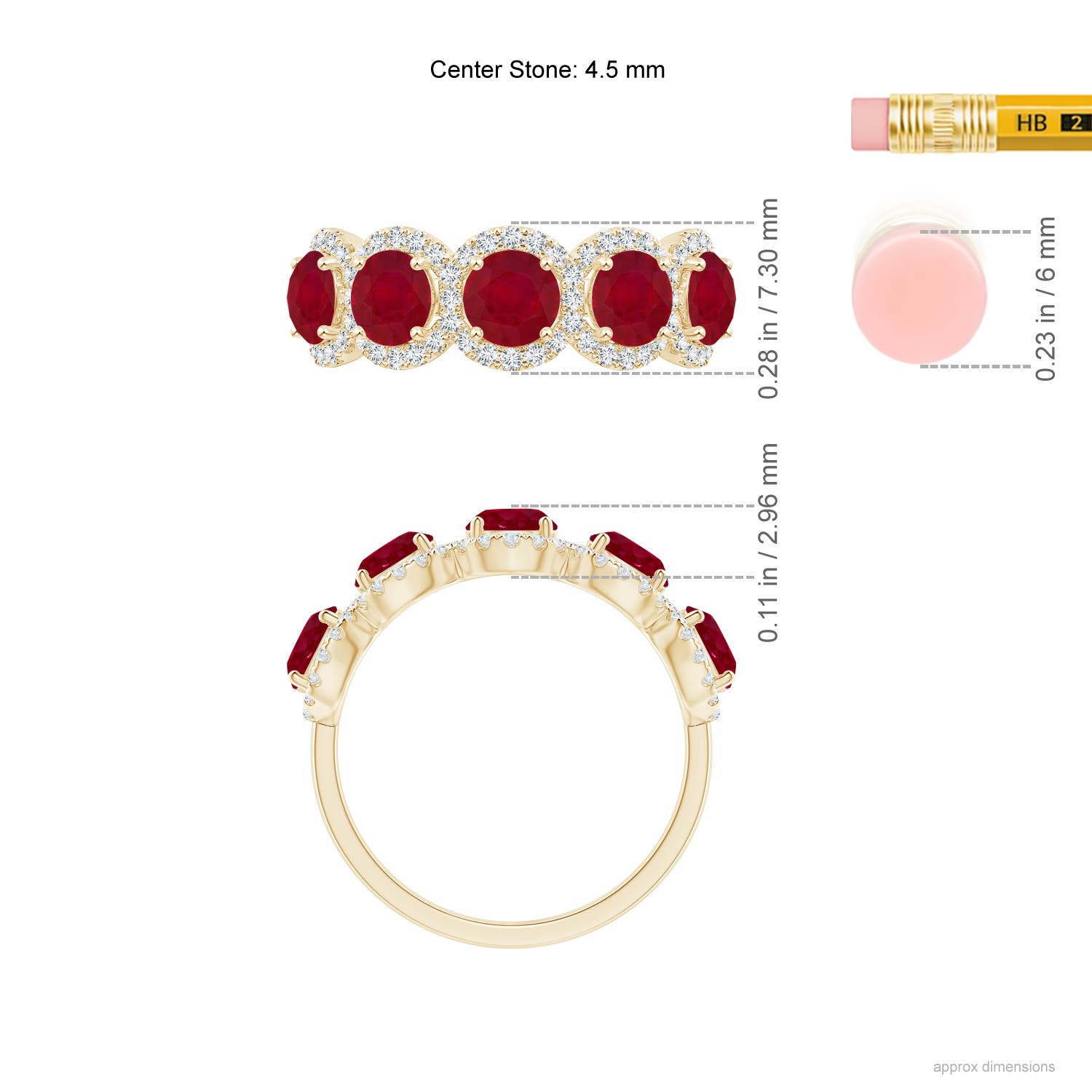 AA - Ruby / 2.54 CT / 14 KT Yellow Gold