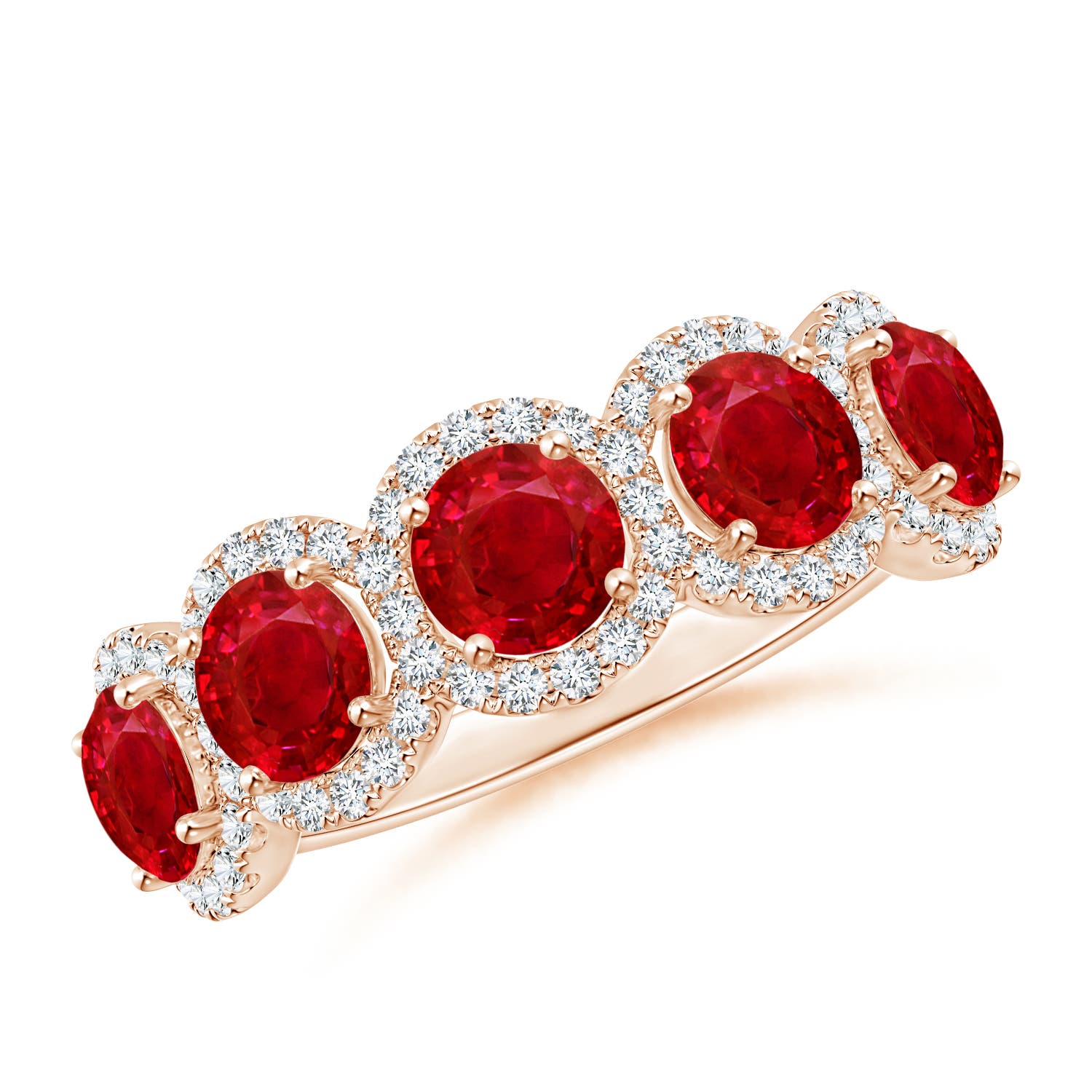 AAA - Ruby / 2.54 CT / 14 KT Rose Gold