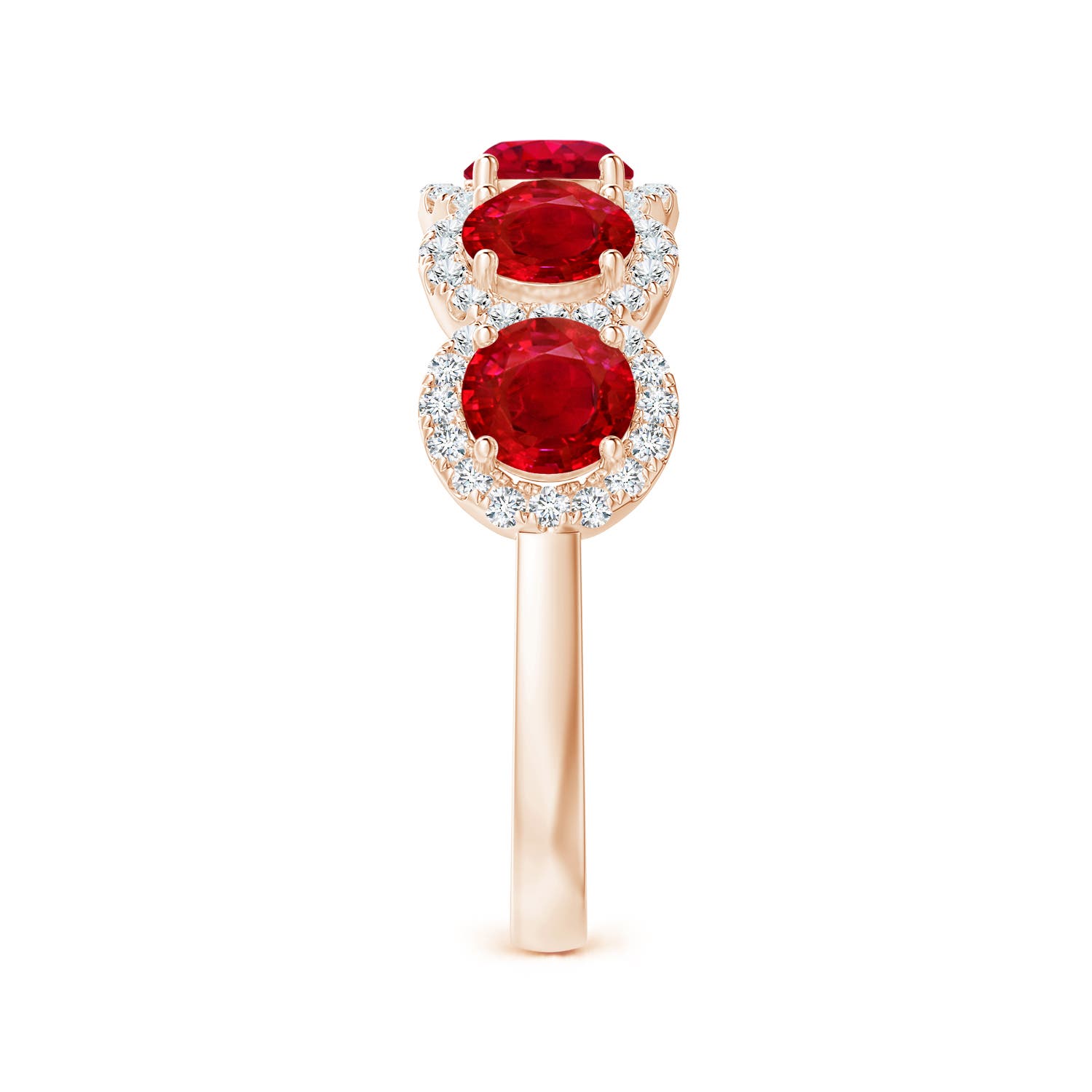 AAA - Ruby / 2.54 CT / 14 KT Rose Gold