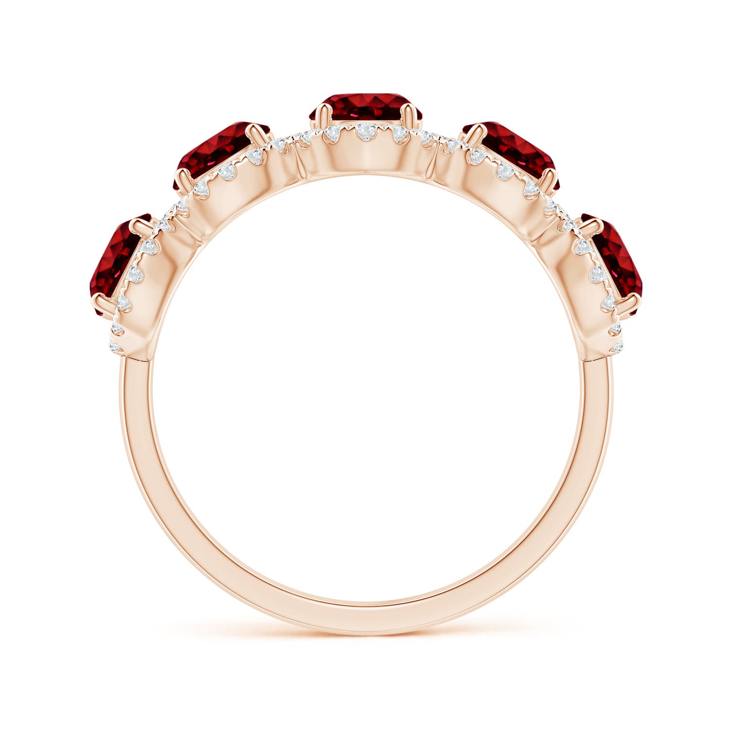 AAAA - Ruby / 2.54 CT / 14 KT Rose Gold