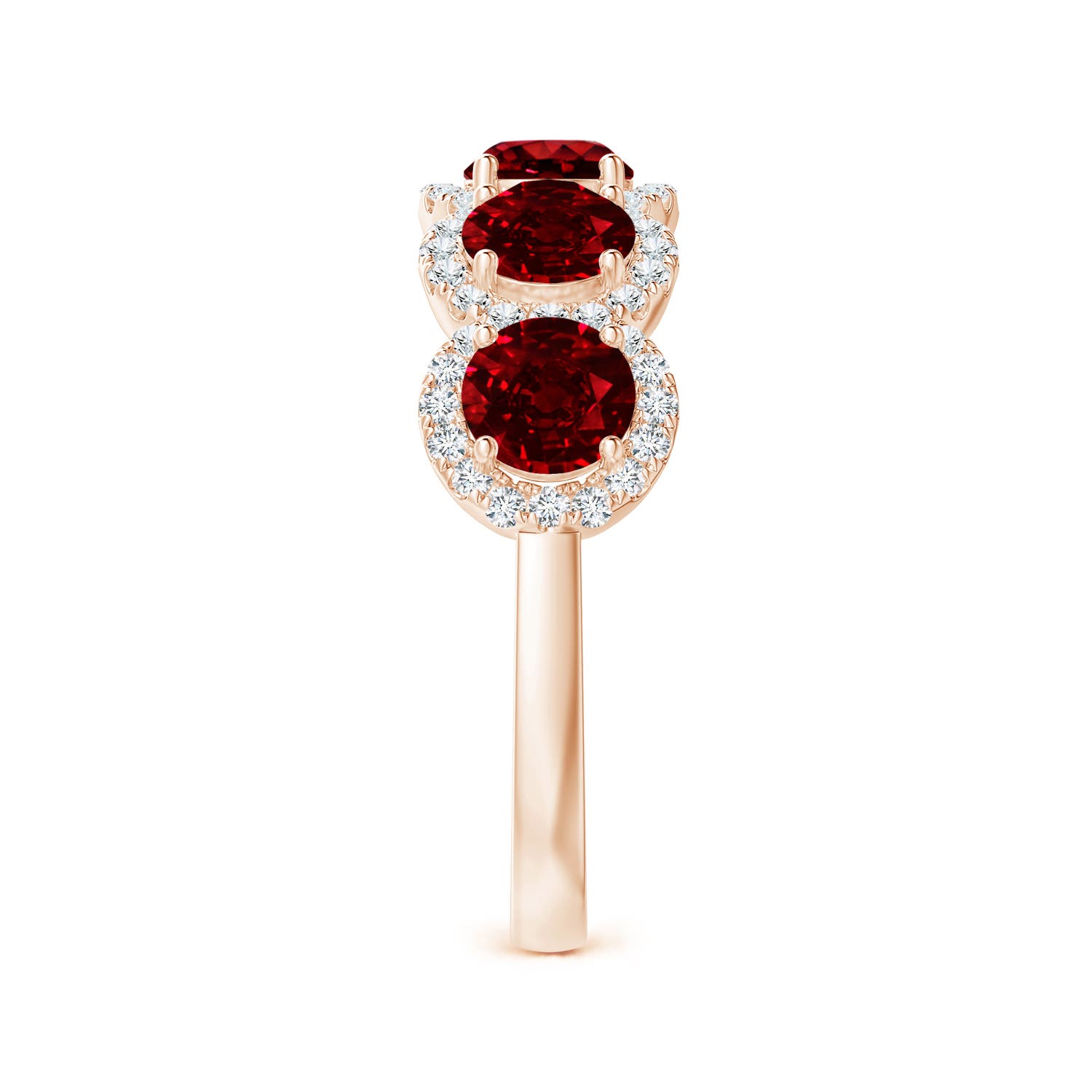 AAAA - Ruby / 2.54 CT / 14 KT Rose Gold