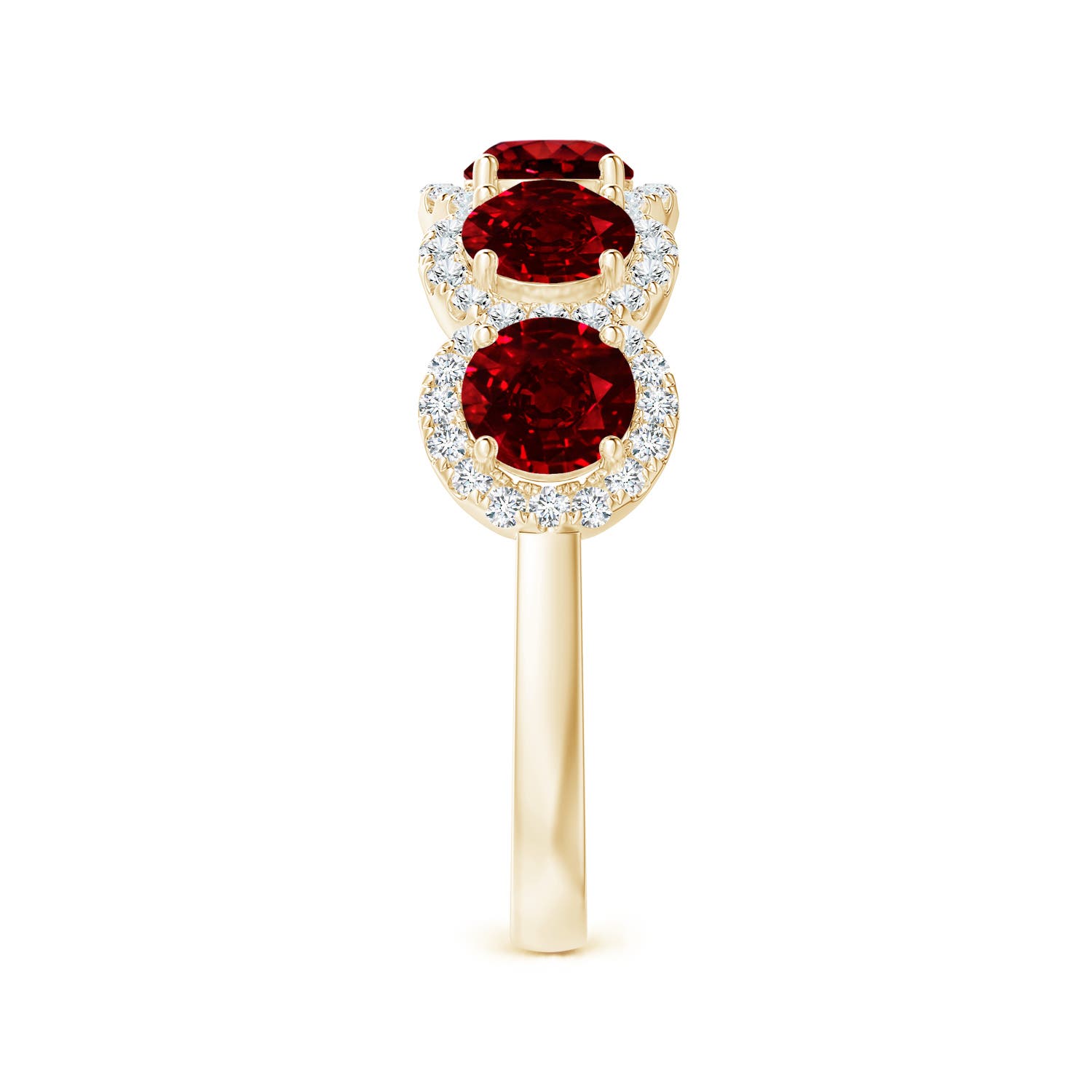 AAAA - Ruby / 2.54 CT / 14 KT Yellow Gold