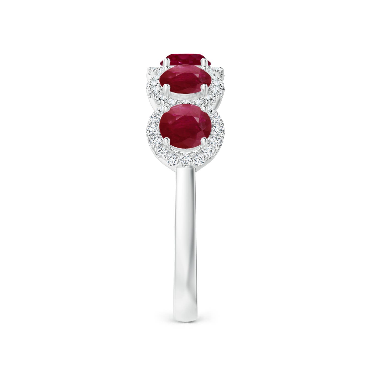 A - Ruby / 1.9 CT / 14 KT White Gold