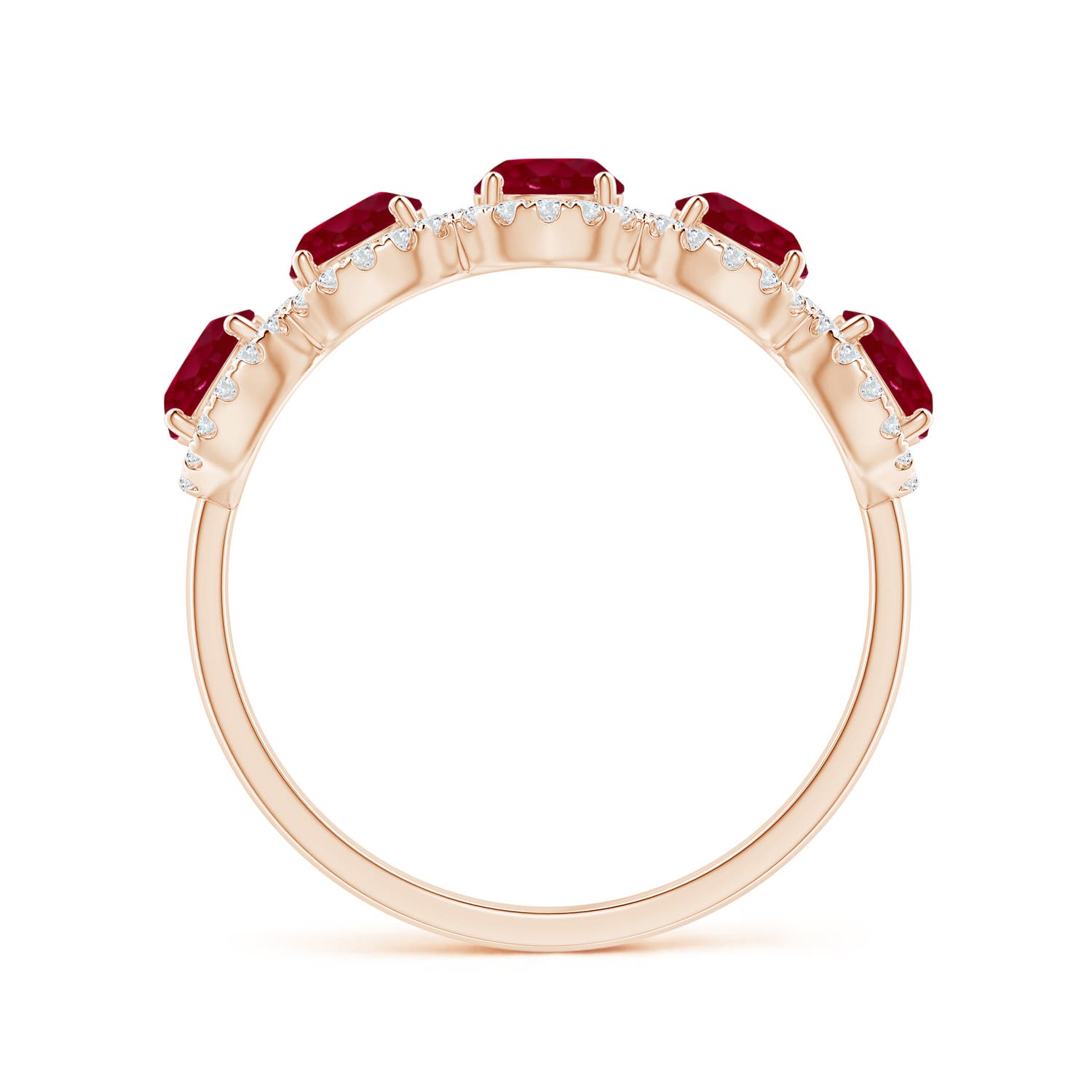 AA - Ruby / 1.9 CT / 14 KT Rose Gold