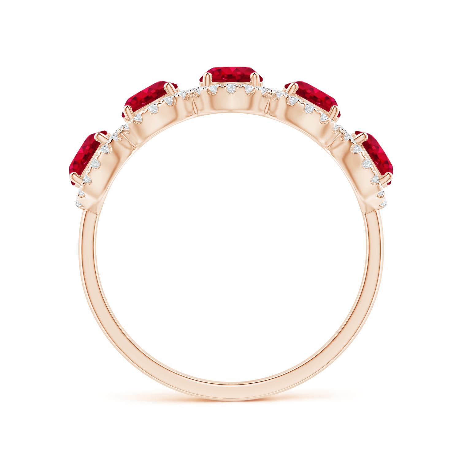 AAA - Ruby / 1.9 CT / 14 KT Rose Gold