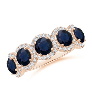 Round A Blue Sapphire