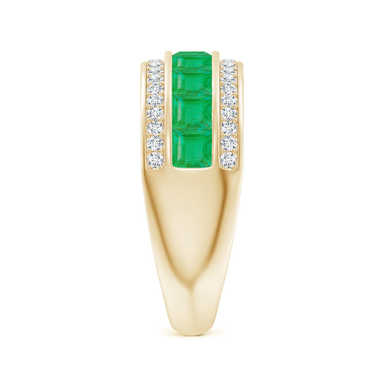 A - Emerald / 1.69 CT / 14 KT Yellow Gold