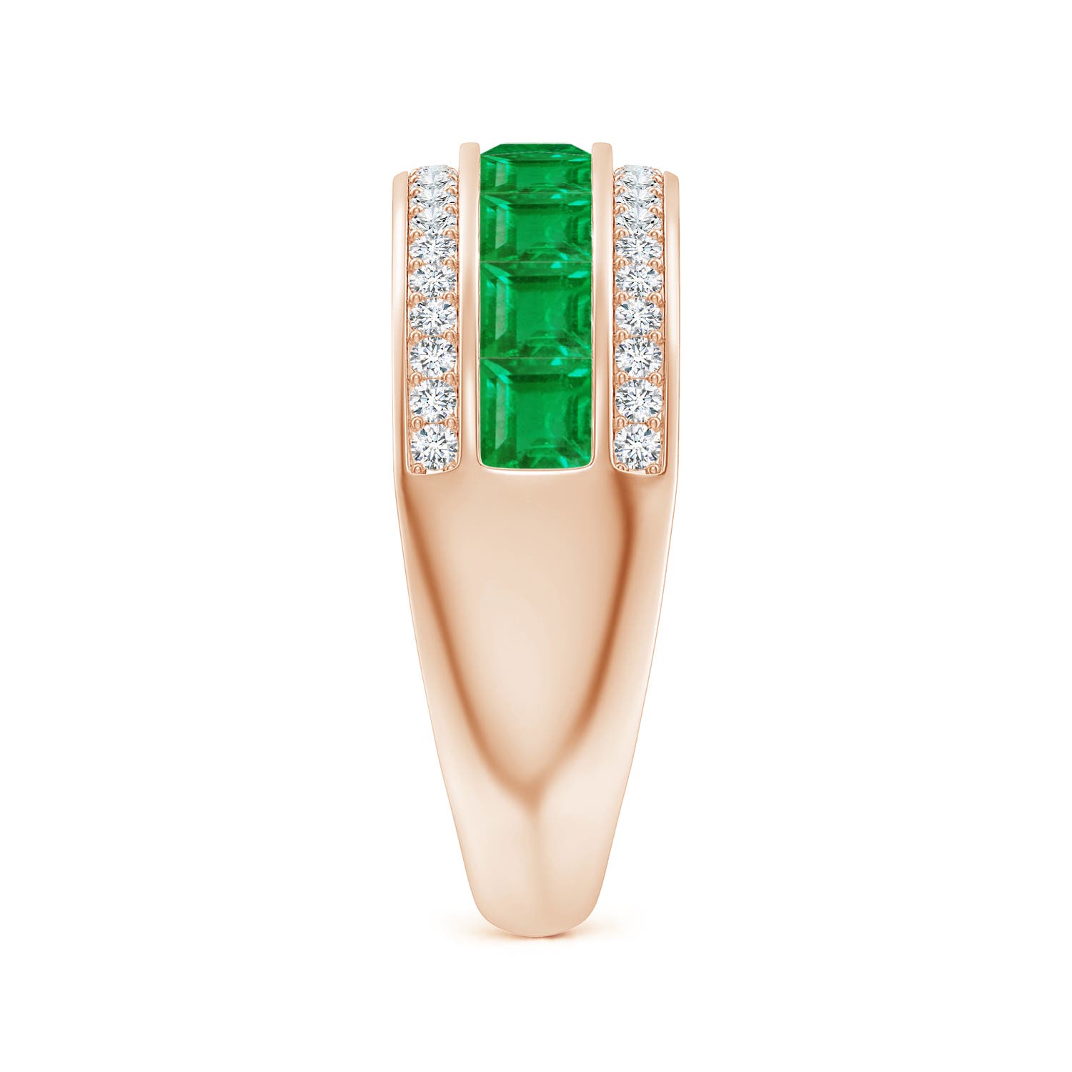 AA - Emerald / 1.69 CT / 14 KT Rose Gold