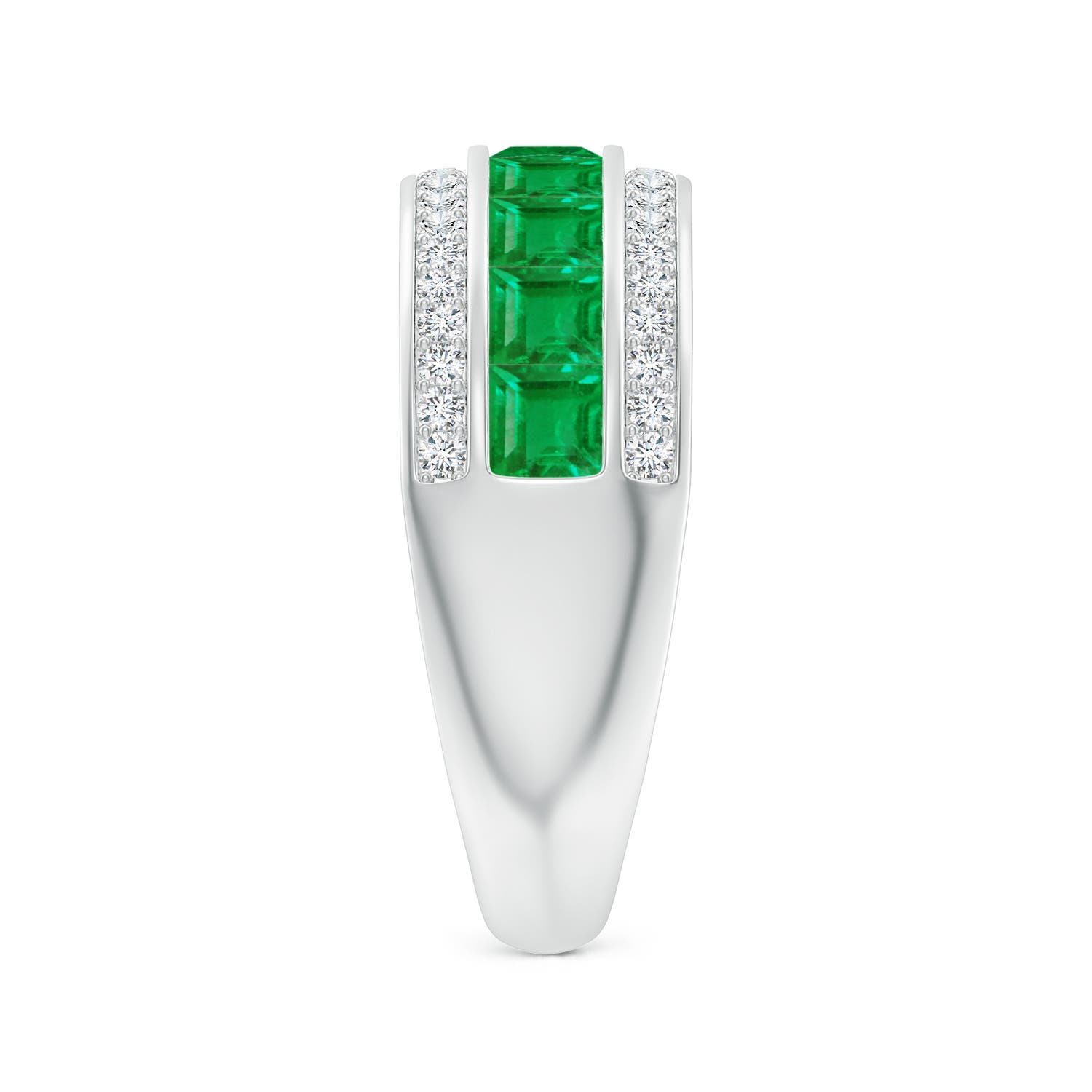 AA - Emerald / 1.69 CT / 14 KT White Gold