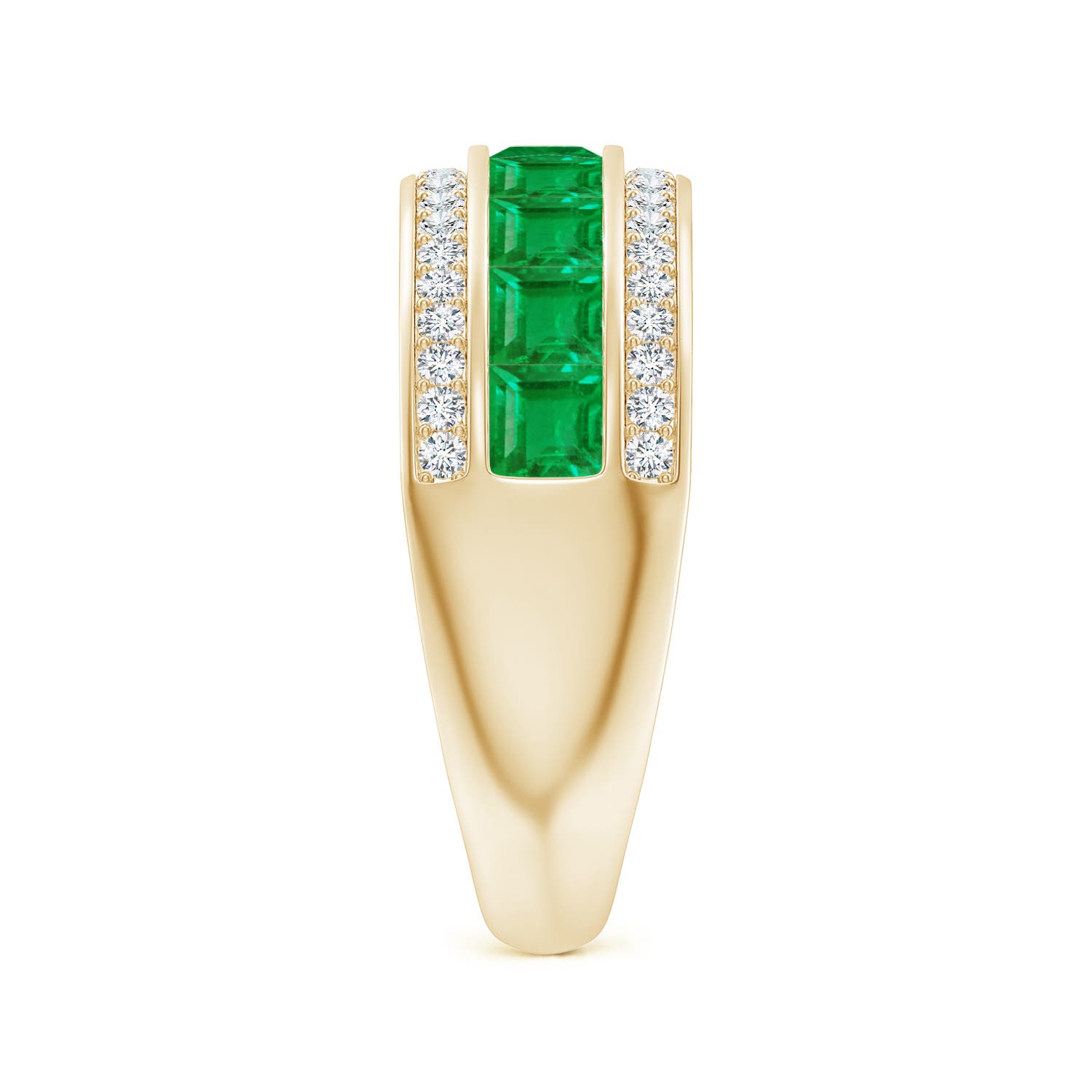 AA - Emerald / 1.69 CT / 14 KT Yellow Gold