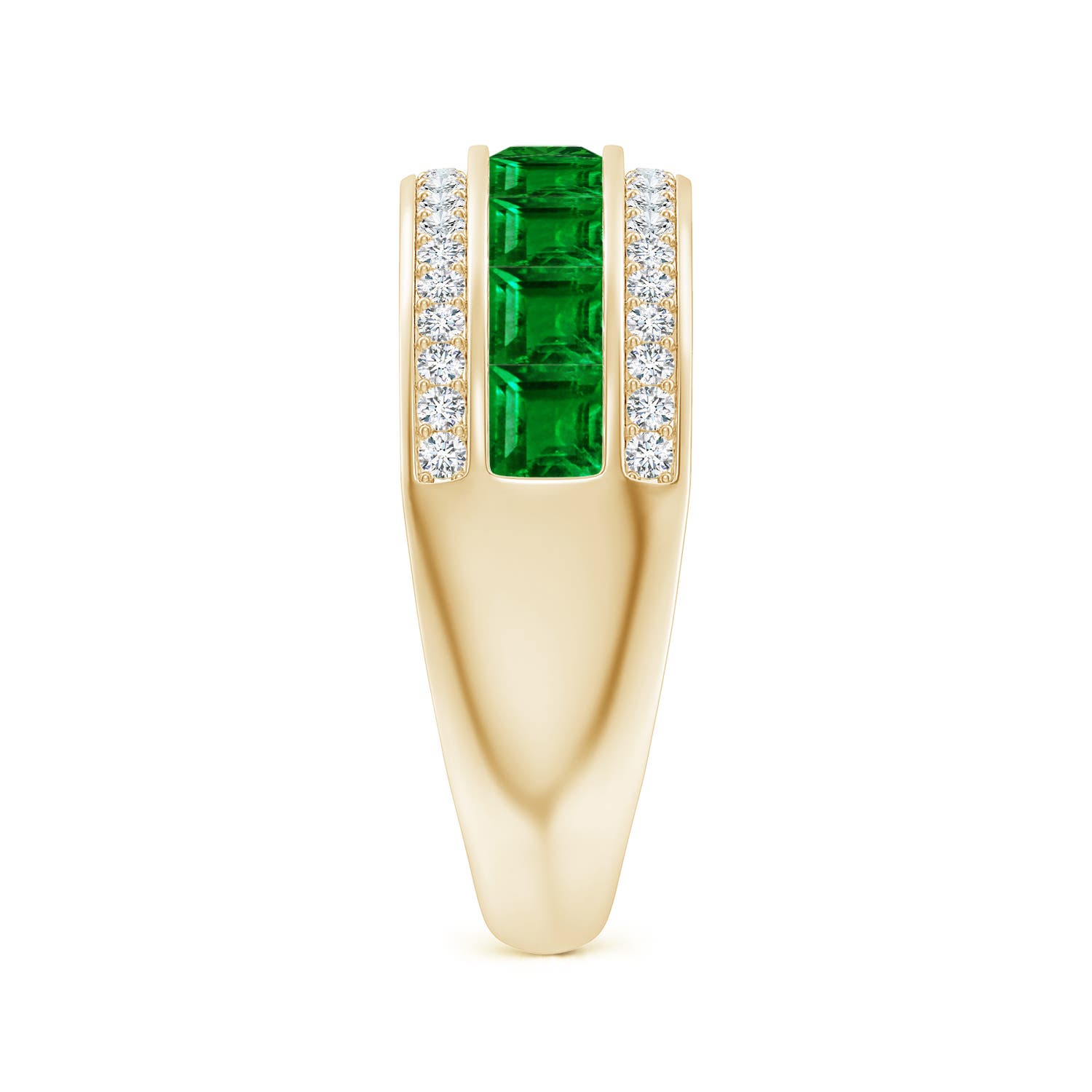 AAAA - Emerald / 1.69 CT / 14 KT Yellow Gold