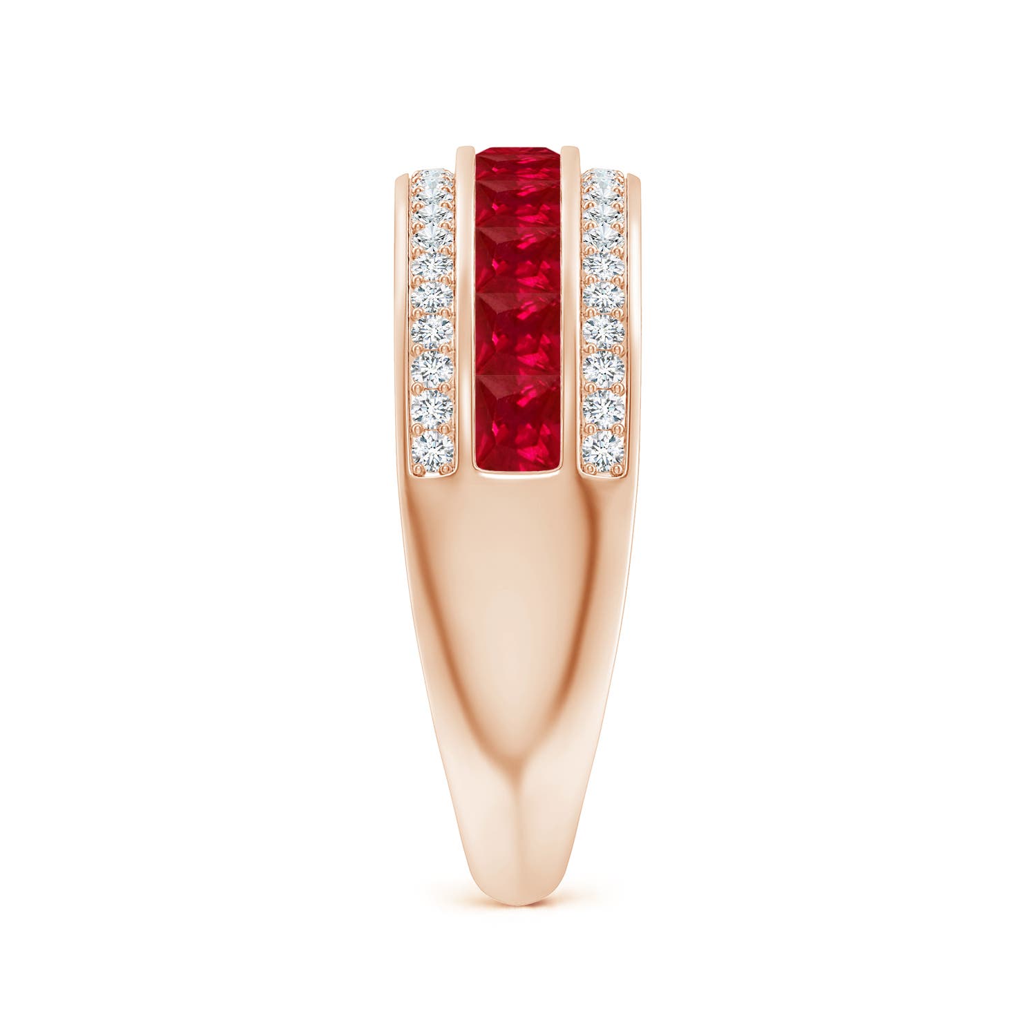 AAA - Ruby / 1.55 CT / 14 KT Rose Gold